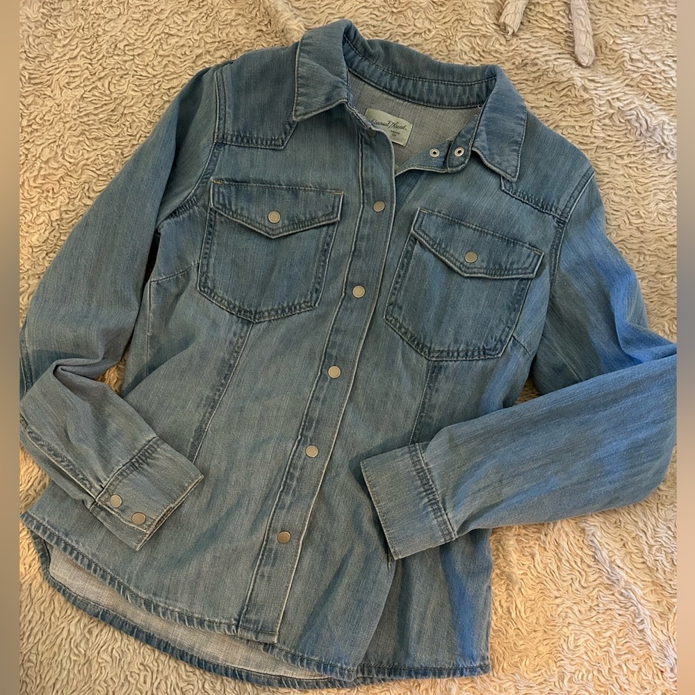 Denim Button Down Shirt